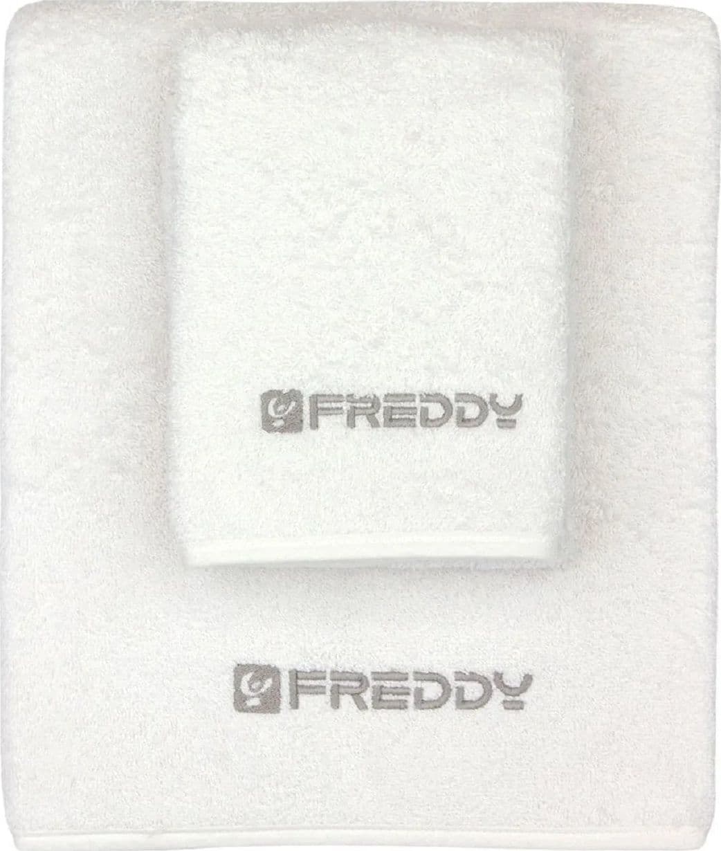 Set Asciugamani 1+1 Freddy F200 in Spugna di Cotone - 9