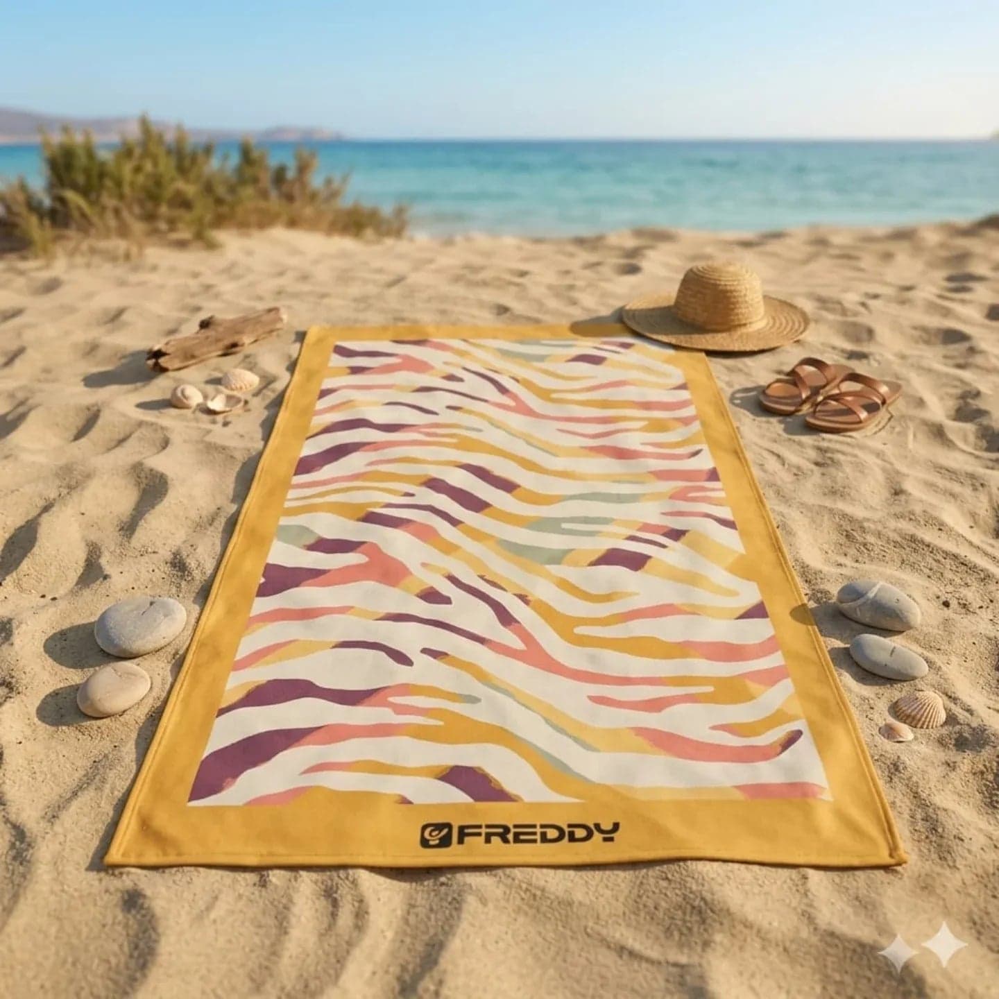 Telo Mare Freddy F300ANIMAL Sunset 90x180 cm in Spugna di Cotone - 3