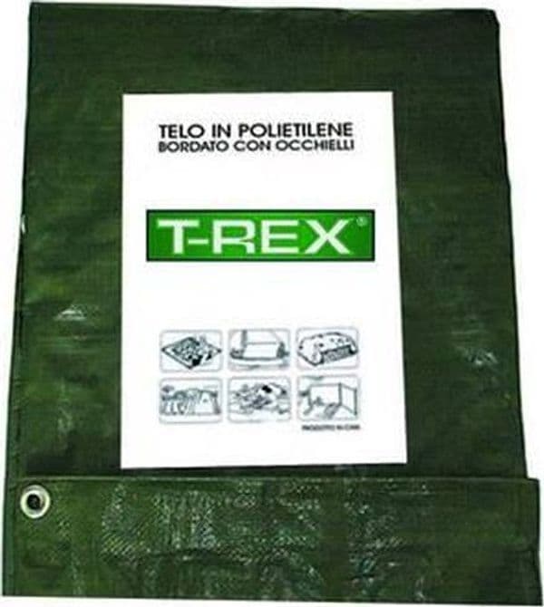 TELO OCCHIELLATO BORDATO CON ANGOLI RINFORZATI 100 GR   mt.10x15 - FER .193757 - 2