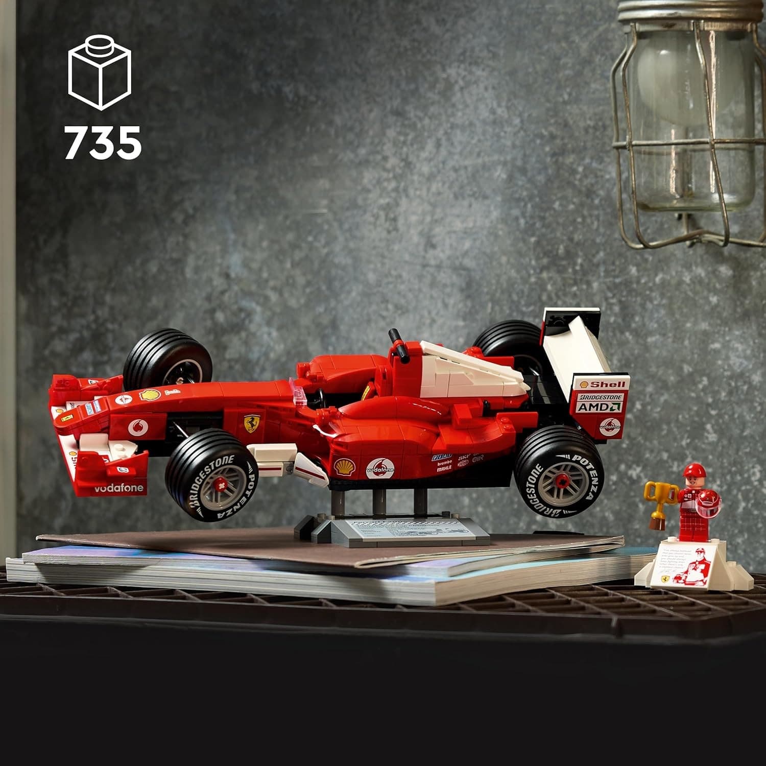 Lego Icons - Ferrari F2004 e Michael Schumacher 11375 - 5