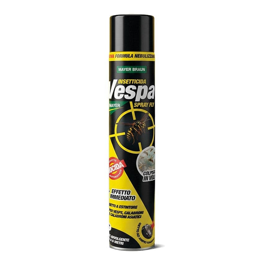 Vespamayer Spray Fly ml 750 Insetticida Aerosol per il Controllo Immediato di Vespe e Calabroni Mayer Braun in Autocategorizzazione Taliachicce.it - Milazzo, commercioVirtuoso.it