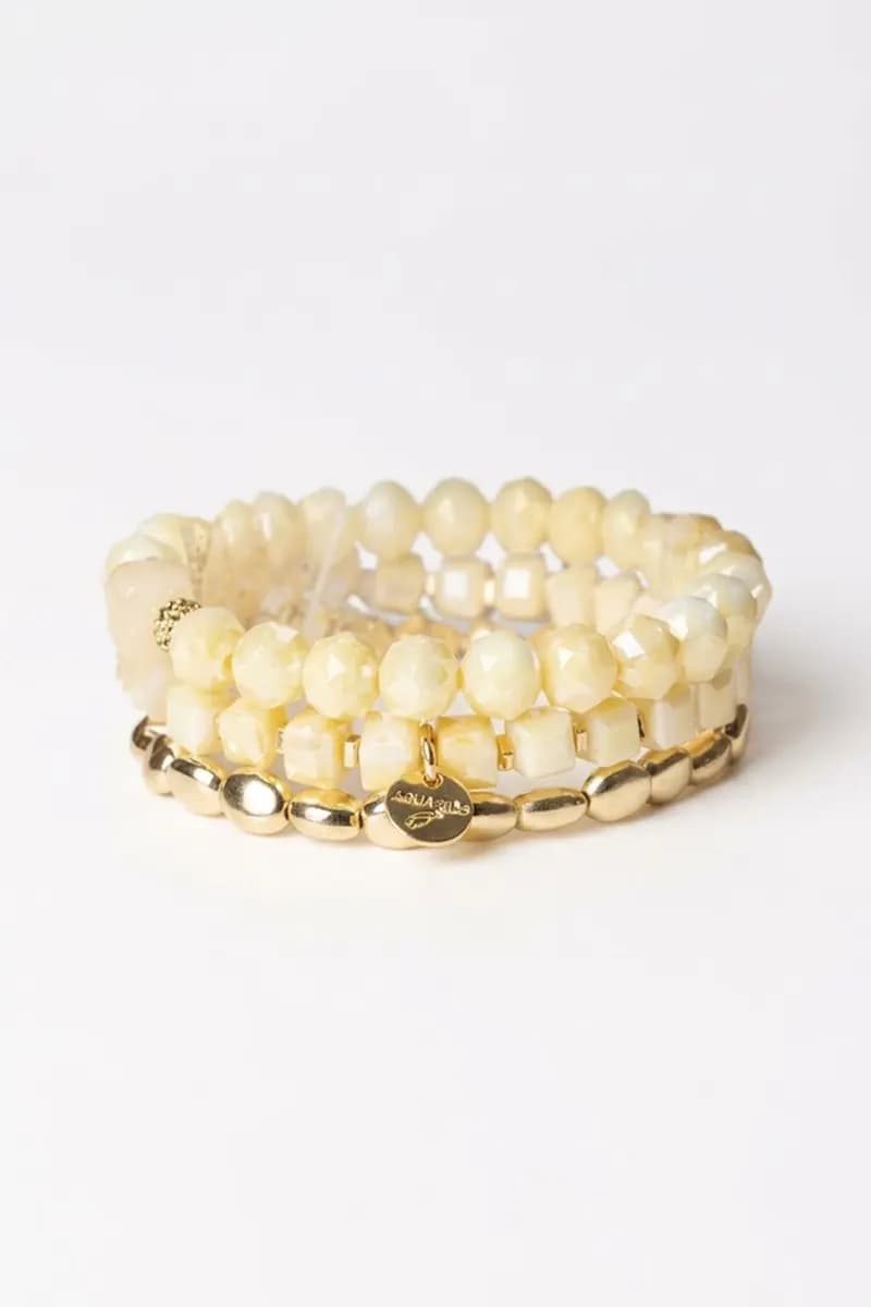 Bracciale elastico con pietre dure | MYA ACCESSORIES in prodotto You Store - Messina, commercioVirtuoso.it