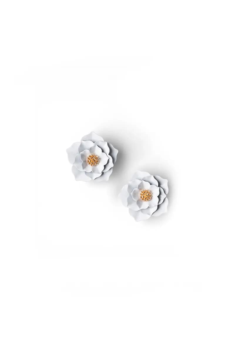 Orecchini a clip con fiore | MYA ACCESSORIES - 2