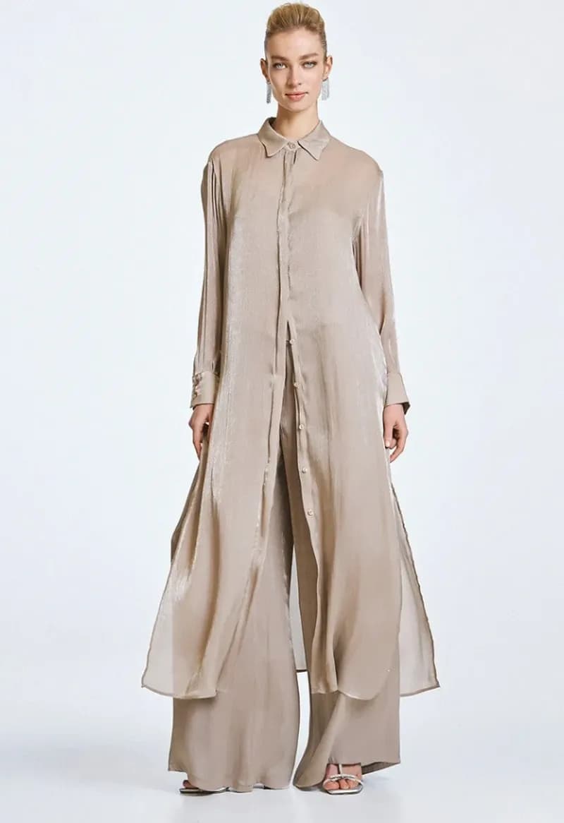 Pantalone palazzo lucido | ACCESS FASHION in prodotto You Store - Messina, commercioVirtuoso.it