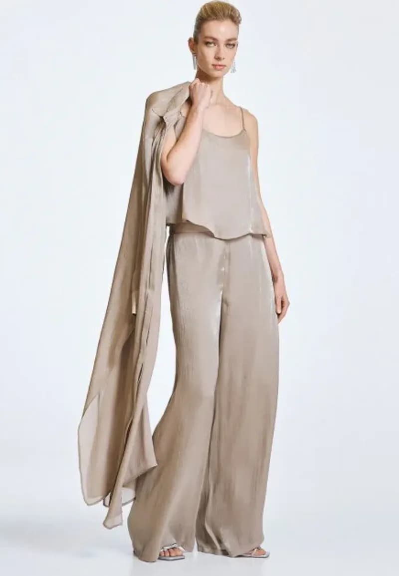 Pantalone palazzo lucido | ACCESS FASHION in prodotto You Store - Messina, commercioVirtuoso.it