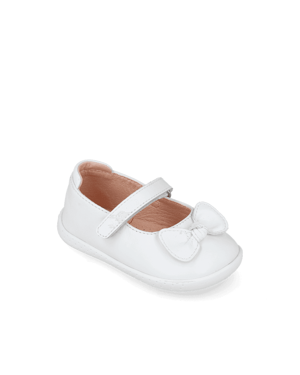 Bebè bambina barefoot primi passi bianco Garvalin - 6