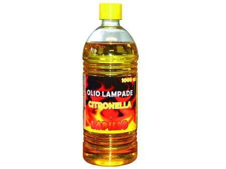 OLIO ALLA CITRONELLA 1 LITRO PER TORCE FIACCOLE ANTI ZANZARE  FLACONE FERR 43021 - 2