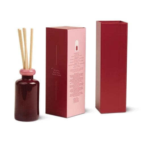 Diffusore in vetro impilabile da 94 ml (3,2 fl oz) rosso e rosa - Rosa zafferano - 2