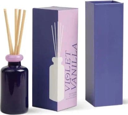 Diffusore in vetro impilabile da 94 ml (3,2 fl oz) viola e lavanda - Violetta e vaniglia - 3