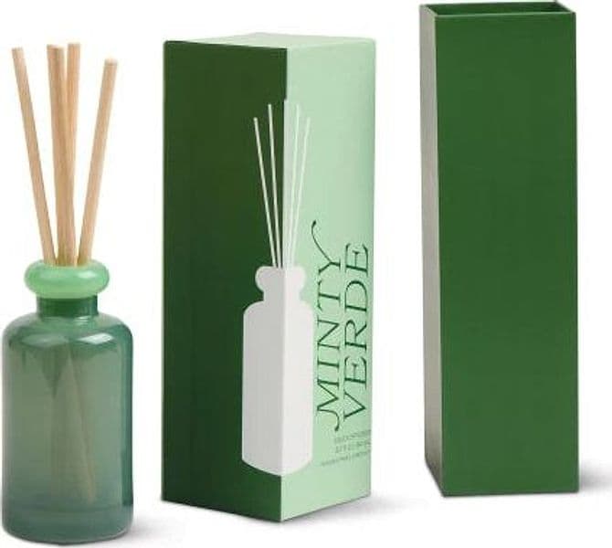 Diffusore in vetro impilabile da 94 ml (3,2 fl oz) nei colori verde scuro e verde brillante - Verde menta - 2