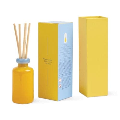 Diffusore in vetro impilabile da 94 ml (3,2 fl oz) giallo e blu - Limone frizzante - 3