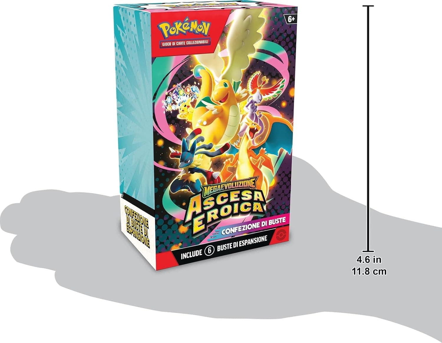 Pokémon: confezione di buste dell’espansione Megaevoluzione - Ascesa Eroica - 3