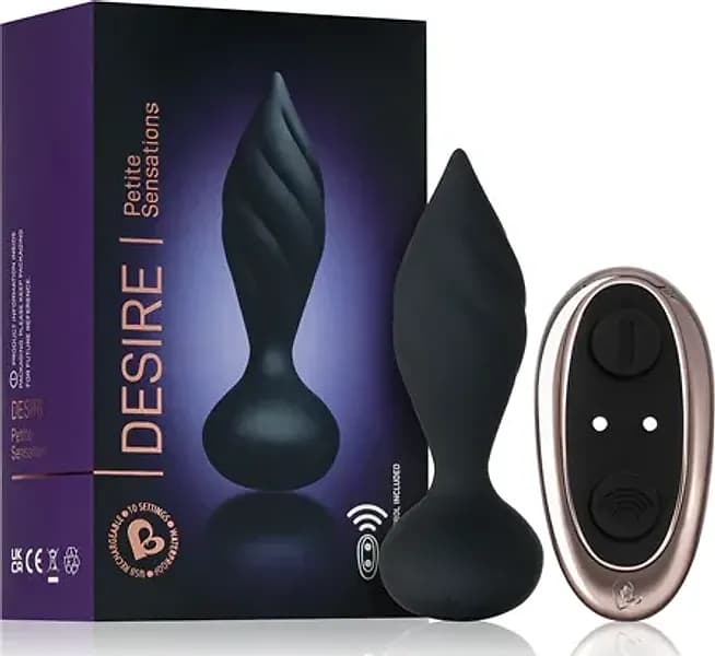 Plug anale vibrante Desire🔥stimolatore telecomando 10 vibrazioni silicone USB in prodotto Erosdom - Palmi, commercioVirtuoso.it