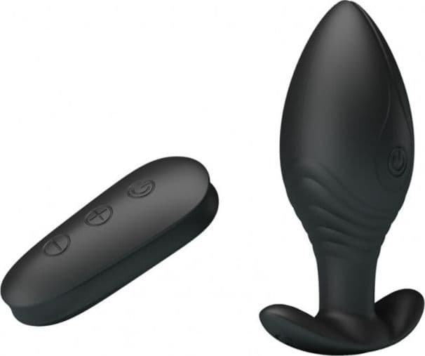Super Potente plug anale Regina 12 X vibrazioni nero telecomando USB IPX7 memory in prodotto Erosdom - Palmi, commercioVirtuoso.it