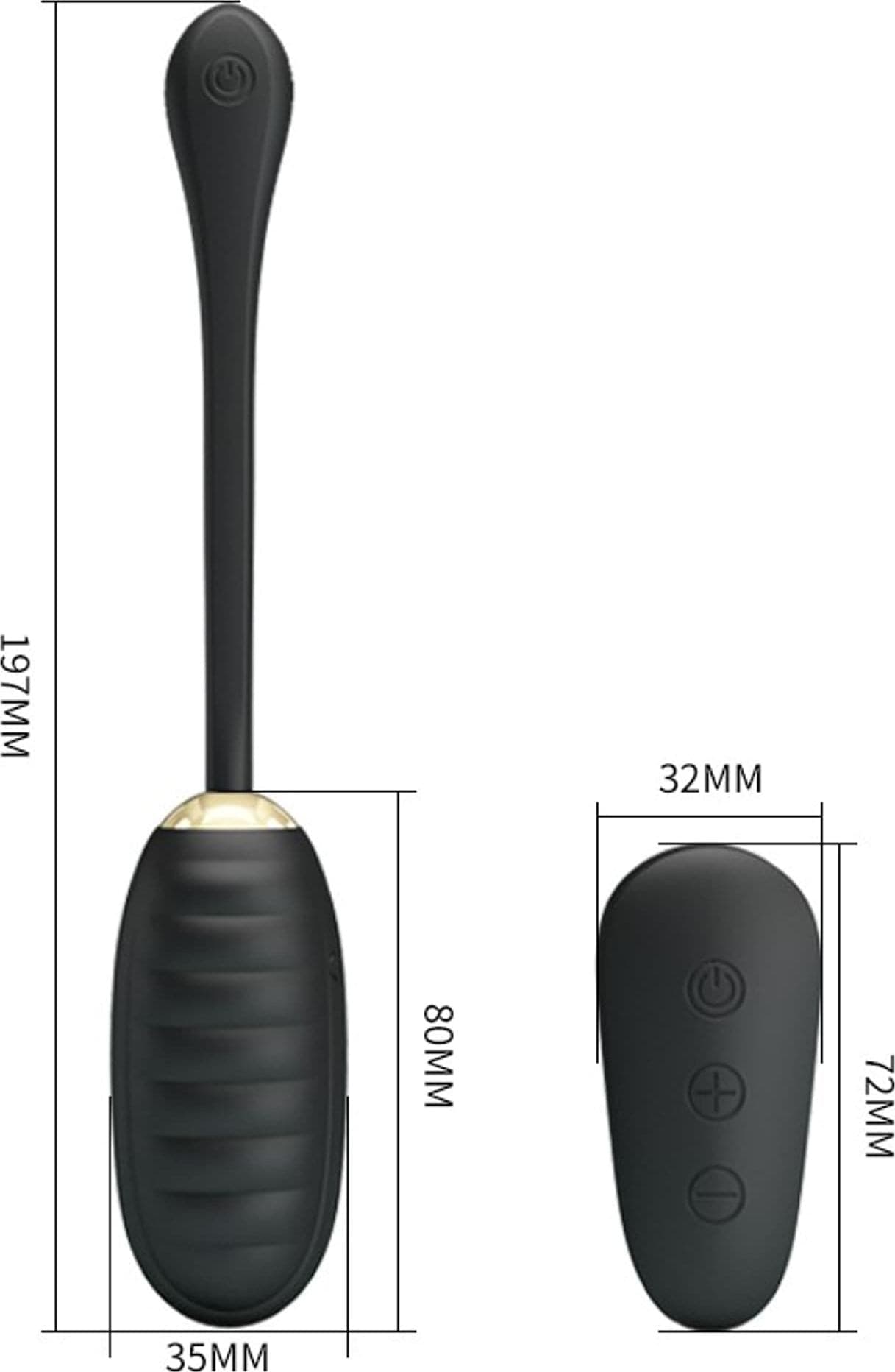 Doreen sfera esercitatore Kegel per vagina benessere tonificazione vibrazioni in prodotto Erosdom - Palmi, commercioVirtuoso.it