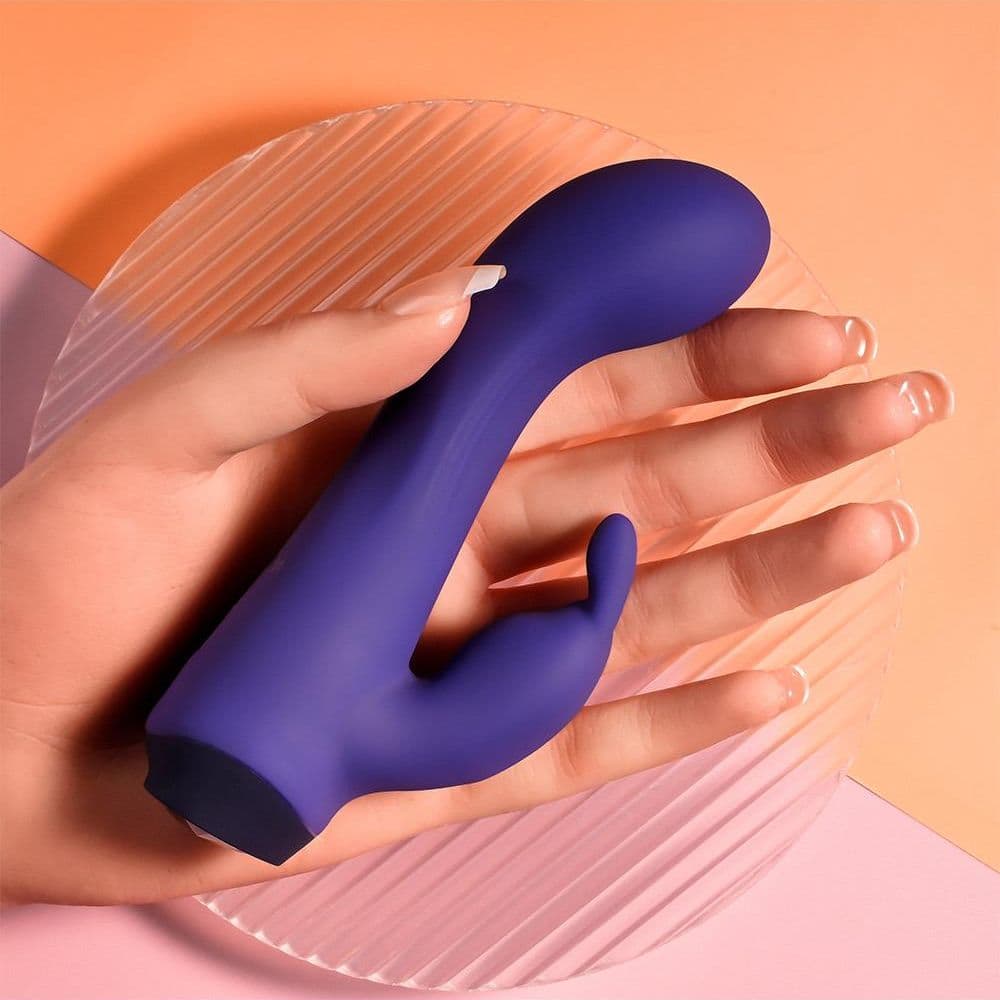 Vibratore lusso Rabbit Plum Job 2 motori curvo punto G con gemma cuore 10 vibro in prodotto Erosdom - Palmi, commercioVirtuoso.it
