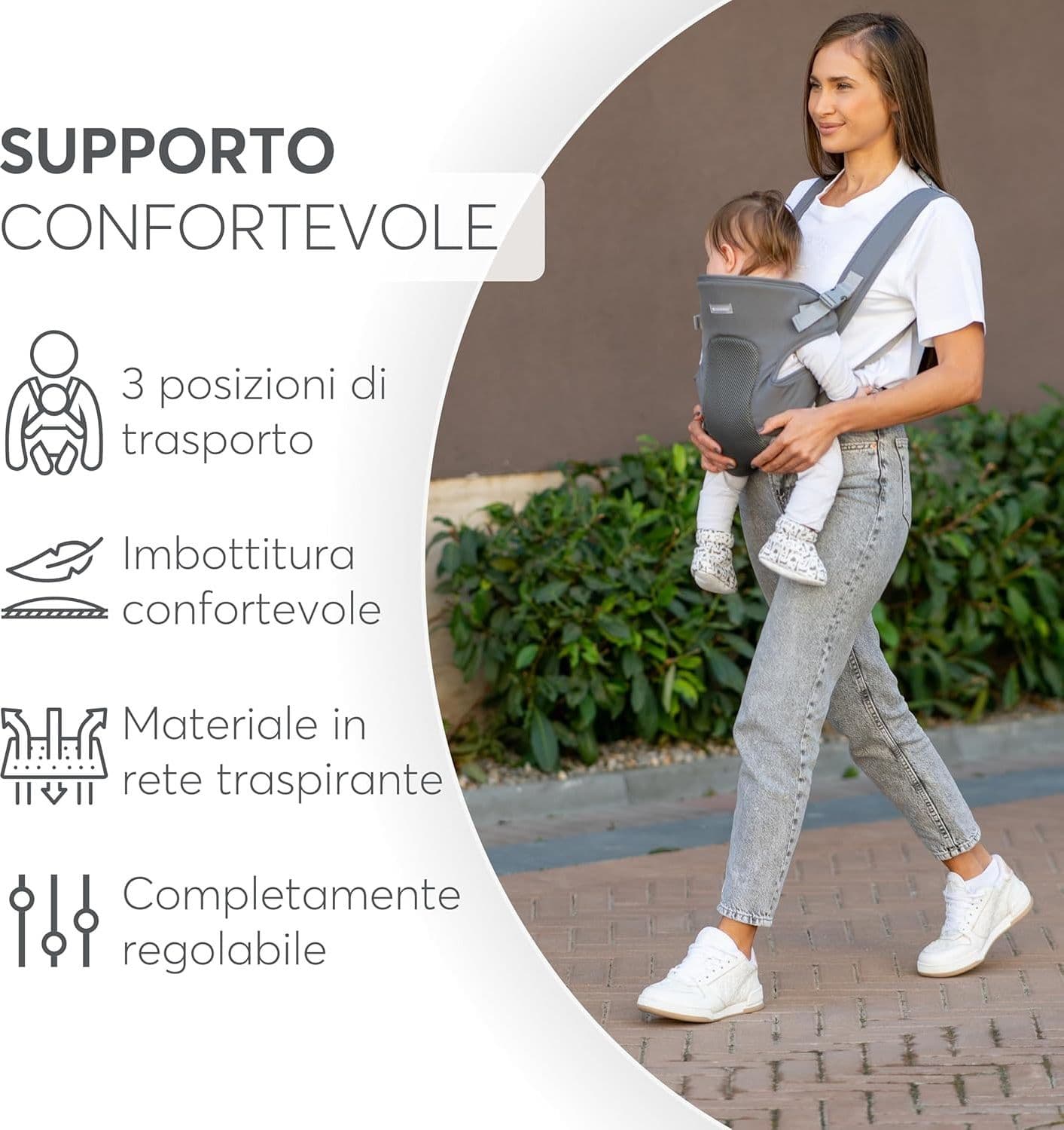 KikkaBoo - Marsupio Neonato Myra 0-36 m - 15