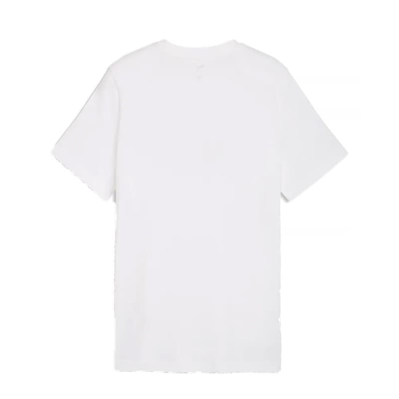 T-shirt Uomo PUMA Essentials 2 Colour N.1 Logo PUMA White-red - 2
