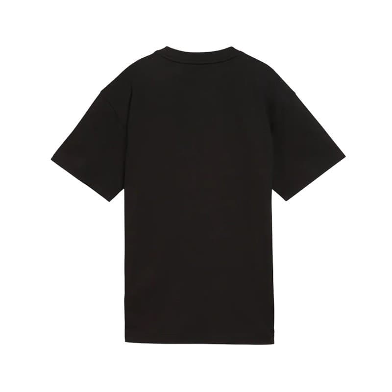 Puma T-Shirt Bambino Classics Grafica in Cotone Manica Corta Casual Regular Fit Nero - 2