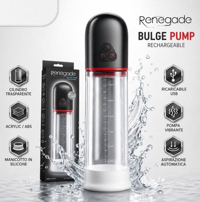 Pompa per pene automatica Renegade Bulg potenziamento performances ingrandimento - 6