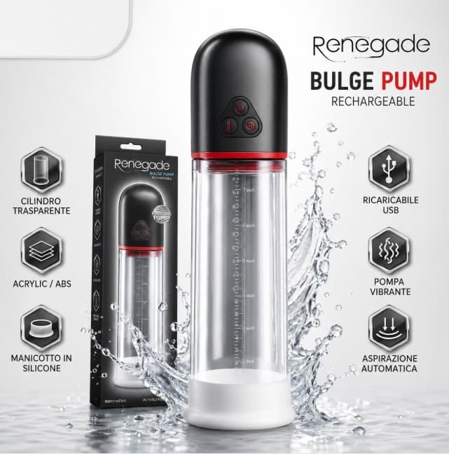 Pompa per pene automatica Renegade Bulg potenziamento performances ingrandimento - 6