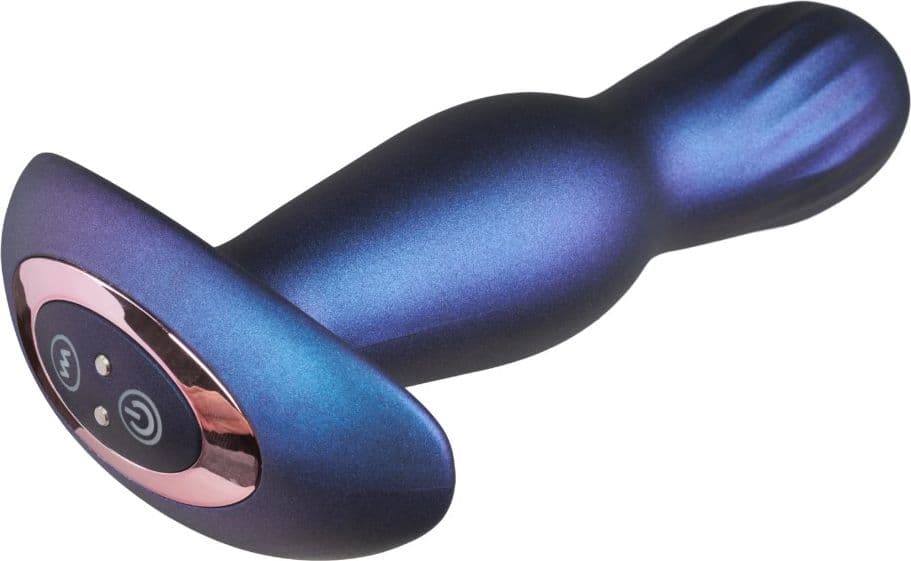 Plug anale gonfiabile vibrante 7 x The Stout telecomando multivelocità USB blu in prodotto Erosdom - Palmi, commercioVirtuoso.it