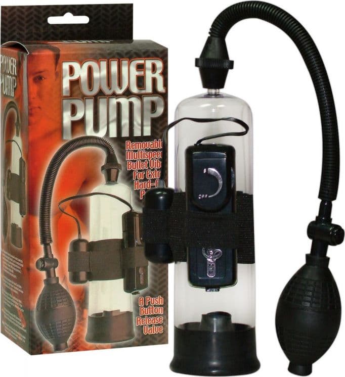 Pompa per pene e masturbatore vibrante Power Pump per ingrandimento sviluppo - 7