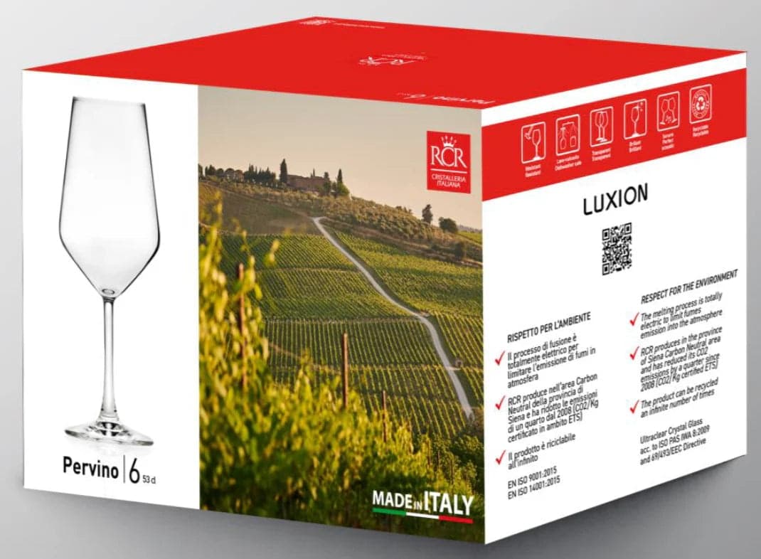 RCR Cristalleria Italiana Set sei calici pervino cl 53 - 2