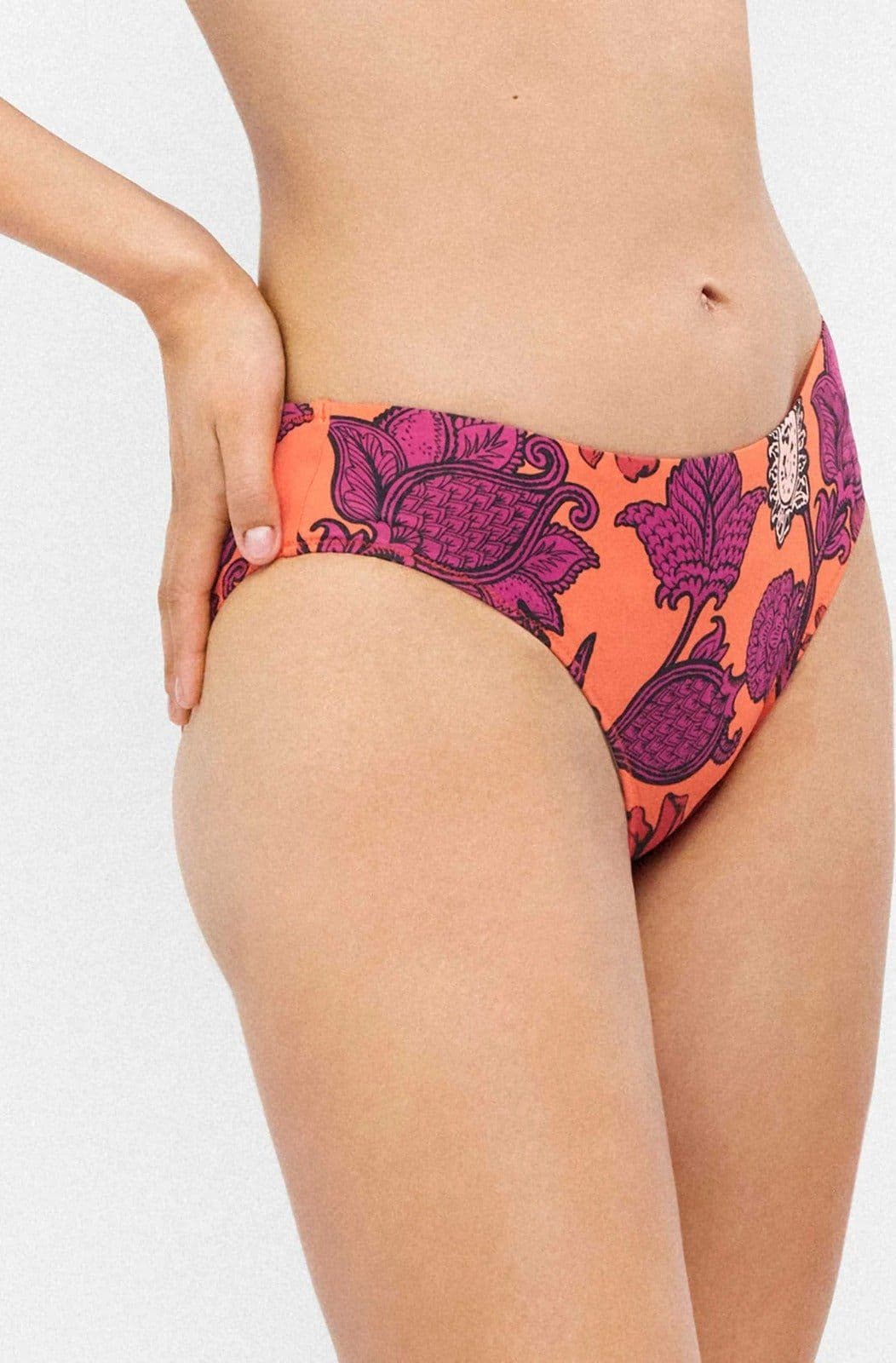 Costume Donna Gisela 2/30367TC Bikini con Ferretto e Slip Alto Floreale - 5
