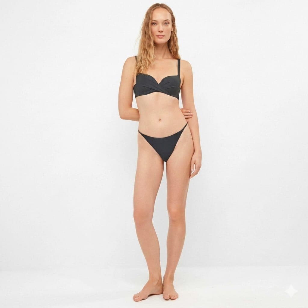 Costume Donna Gisela 2/30423TB Bikini Top Capiente Senza Ferretto con Incrocio Décolleté - 8