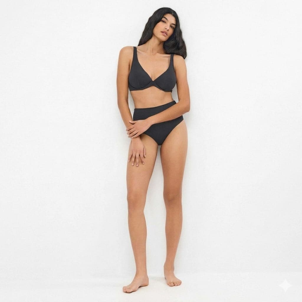 Costume Donna Gisela 2/30422TC Bikini con Ferretto Imbottito e Slip Alto Multiposizione - 5