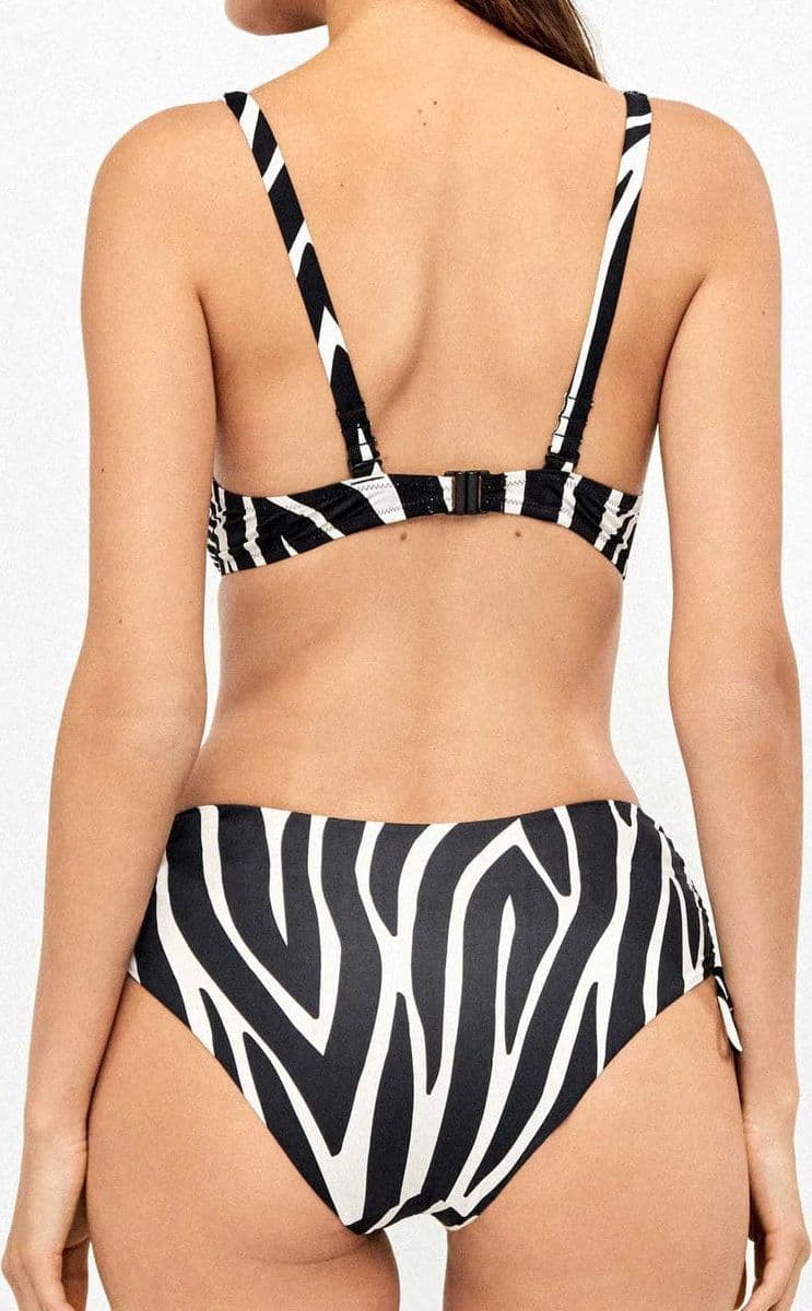 Costume Donna Gisela 2/30276TC Bikini Zebra Animalier con Ferretto e Slip Alto Regolabile in Autocategorizzazione The King Luxury - San Marcellino, commercioVirtuoso.it