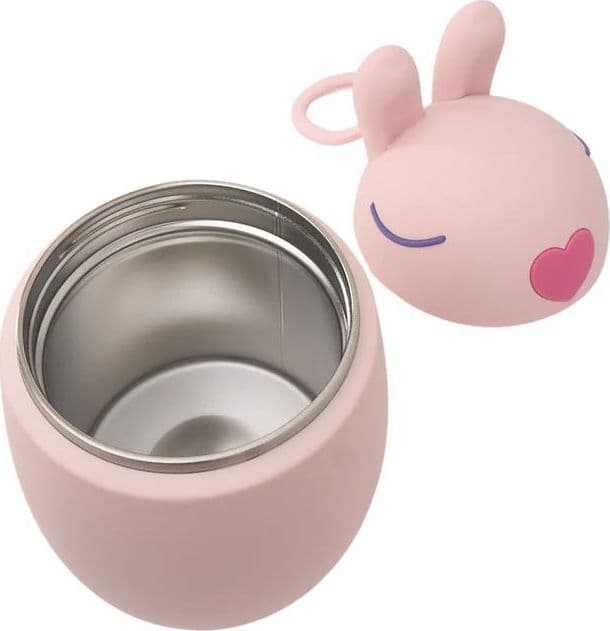 Bestie Lunch Box - Contenitore Porta Pranzo in Silicone a Forma di Coniglietto Viola - 2
