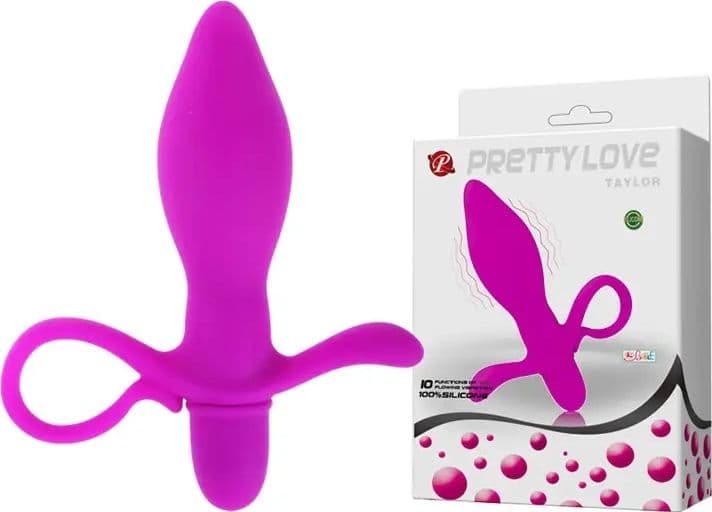 Plug Anale vibrante Taylor viola stimolatore ano prostata 10 funzioni silicone in prodotto Erosdom - Palmi, commercioVirtuoso.it