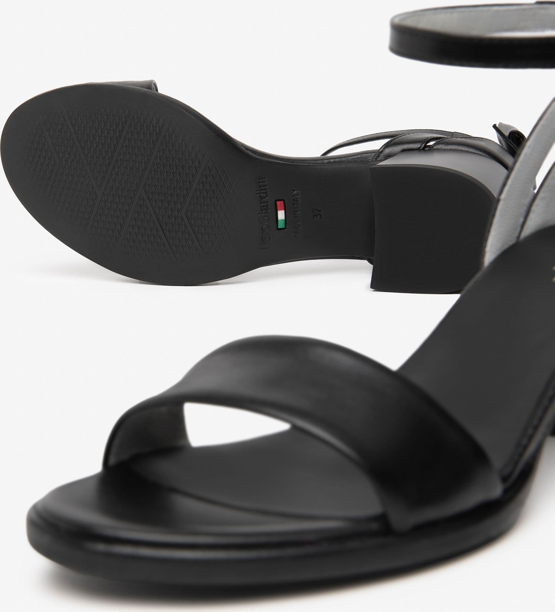 Nero Giardini sandali donna in pelle nero E615850D100 - 4