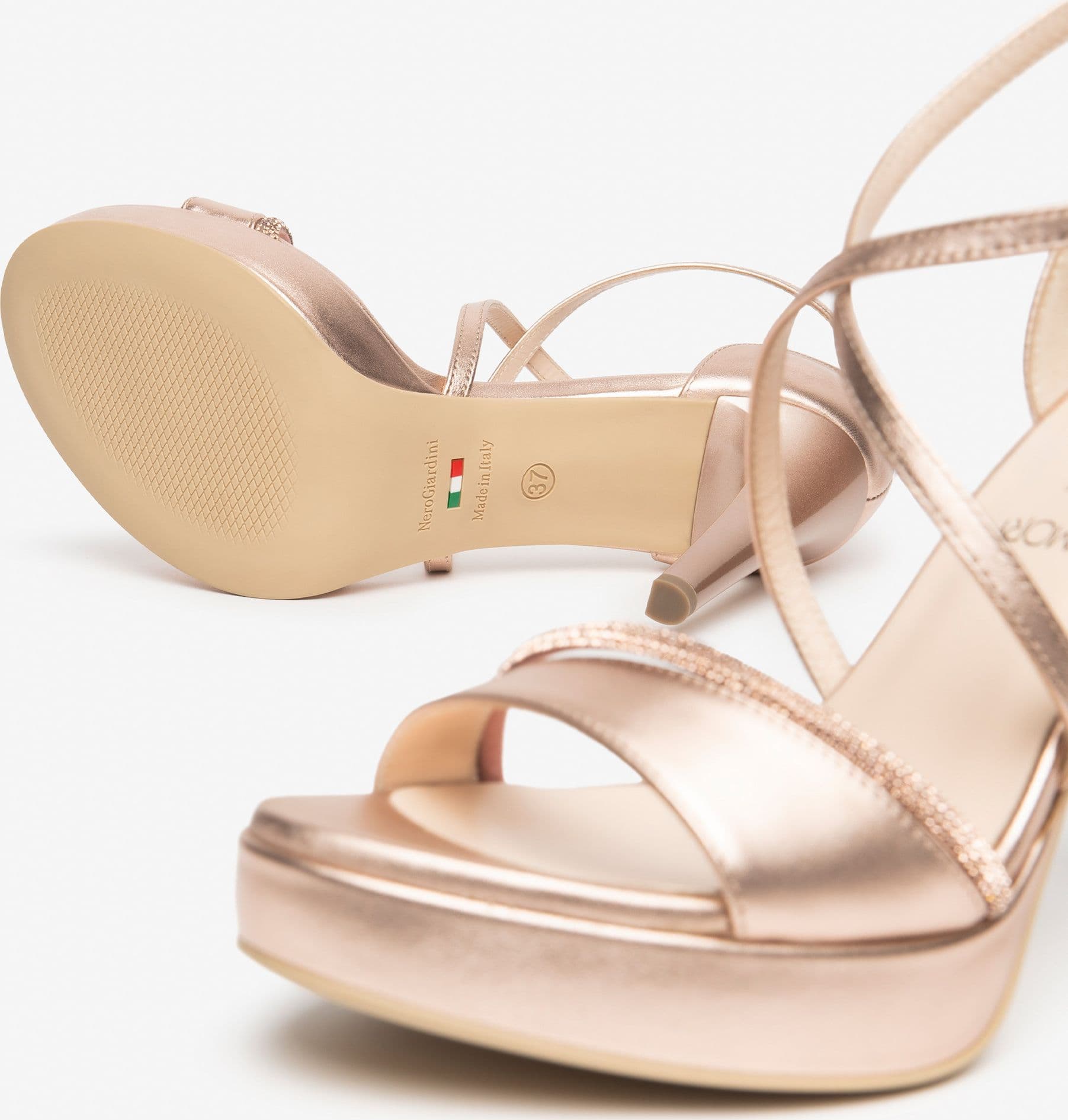Nero Giardini sandali donna in pelle col. phard E615601DE660 - 4