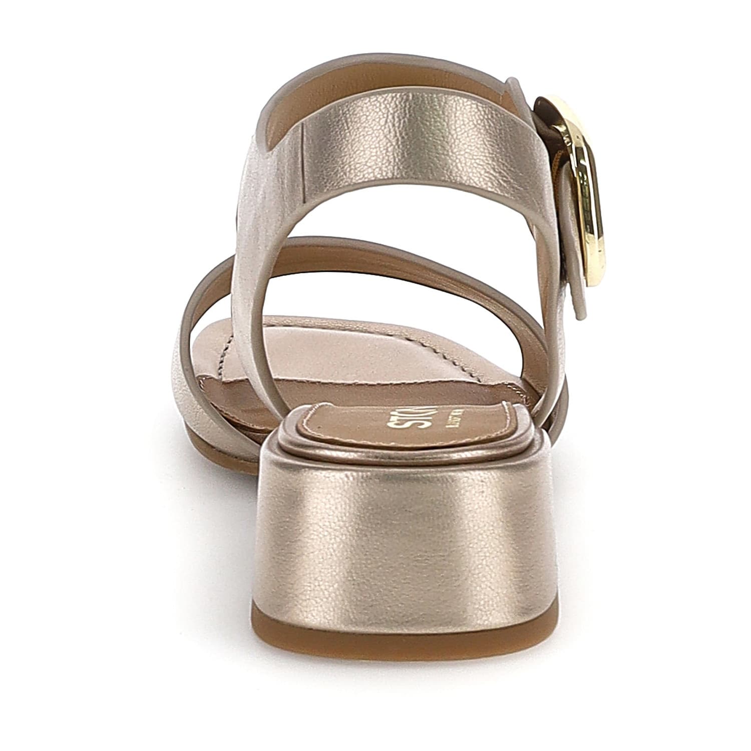 Stonefly sandalo donna Kara 4 in pelle laminata taupe 223711 I89 - 5