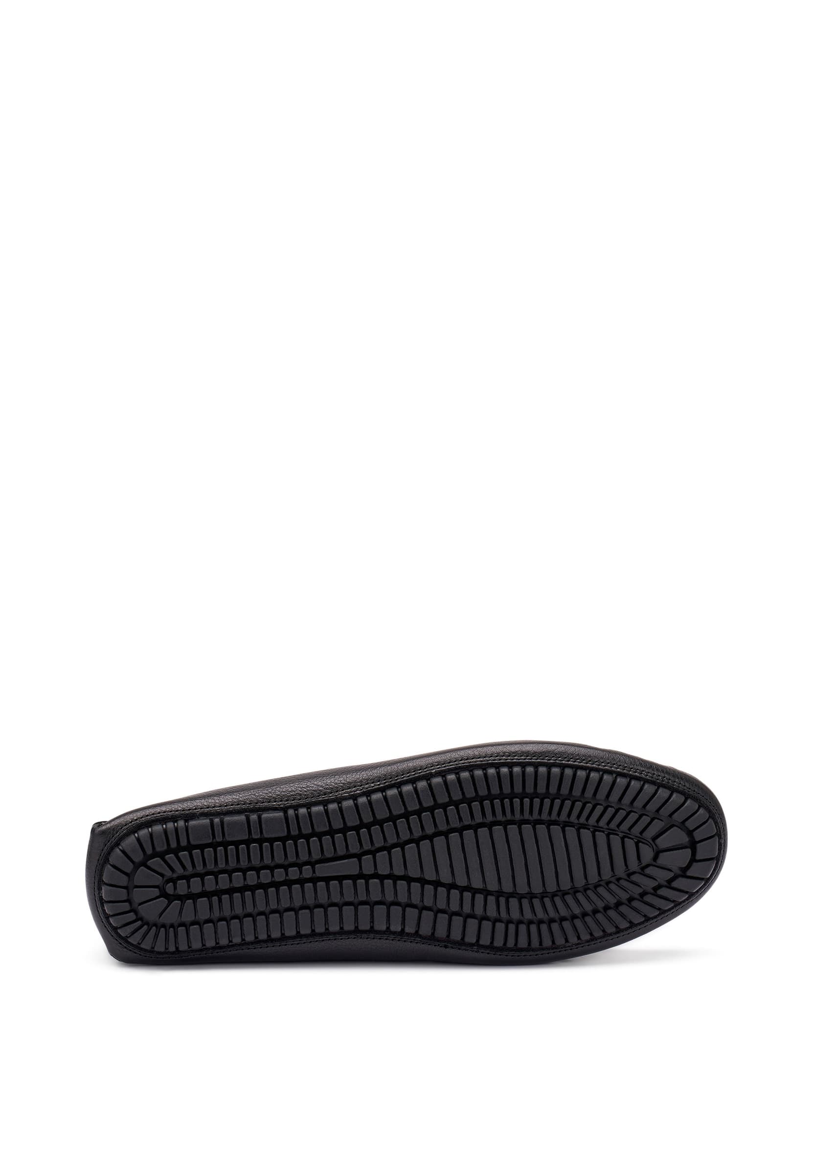 Frau mocassini uomo driver in pelle black nero 12M0 - 5