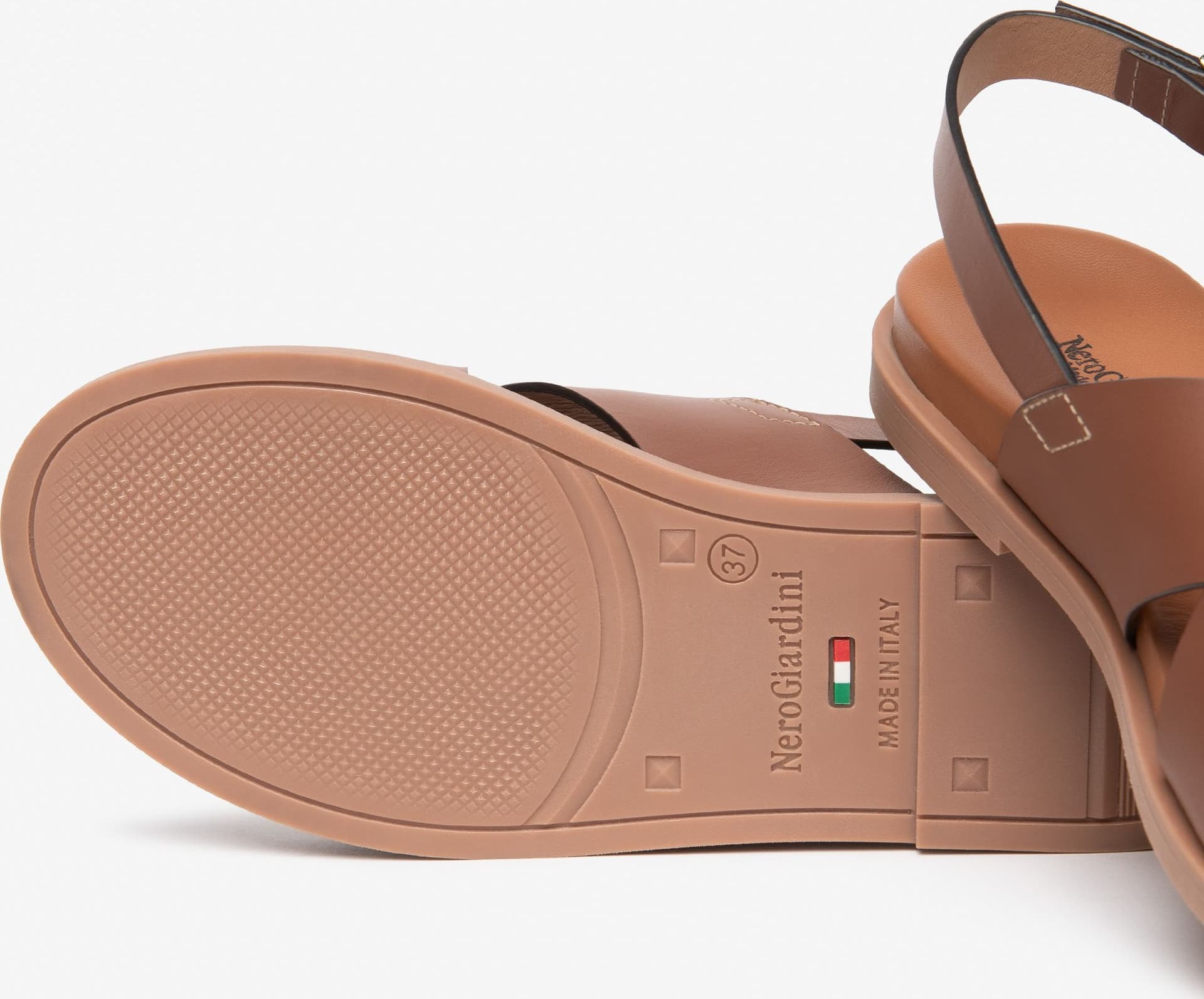 Nero Giardini sandali donna in pelle col. cuoio E615933D400 - 4
