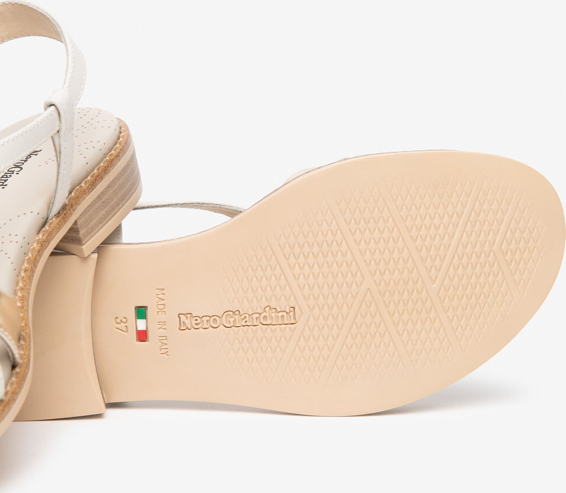 Nero Giardini sandali donna in pelle e tessuto tecnico col. rocci E615891D409 - 4