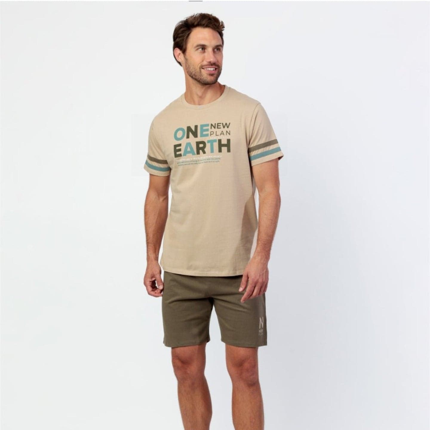 Pigiama Uomo Admas 64791 New Plan Evergreen Primavera/Estate in Cotone - 5