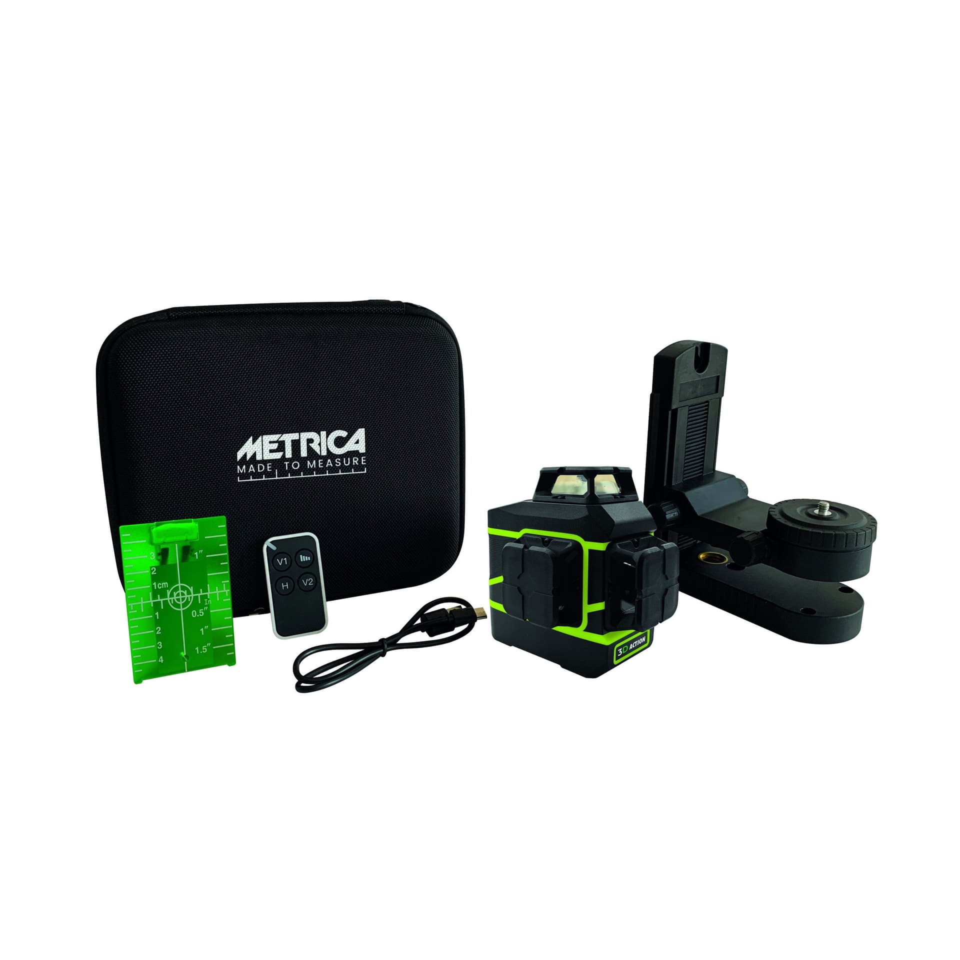 LIVELLA LASER 'METRICA' 3D GREEN ACTION - 5
