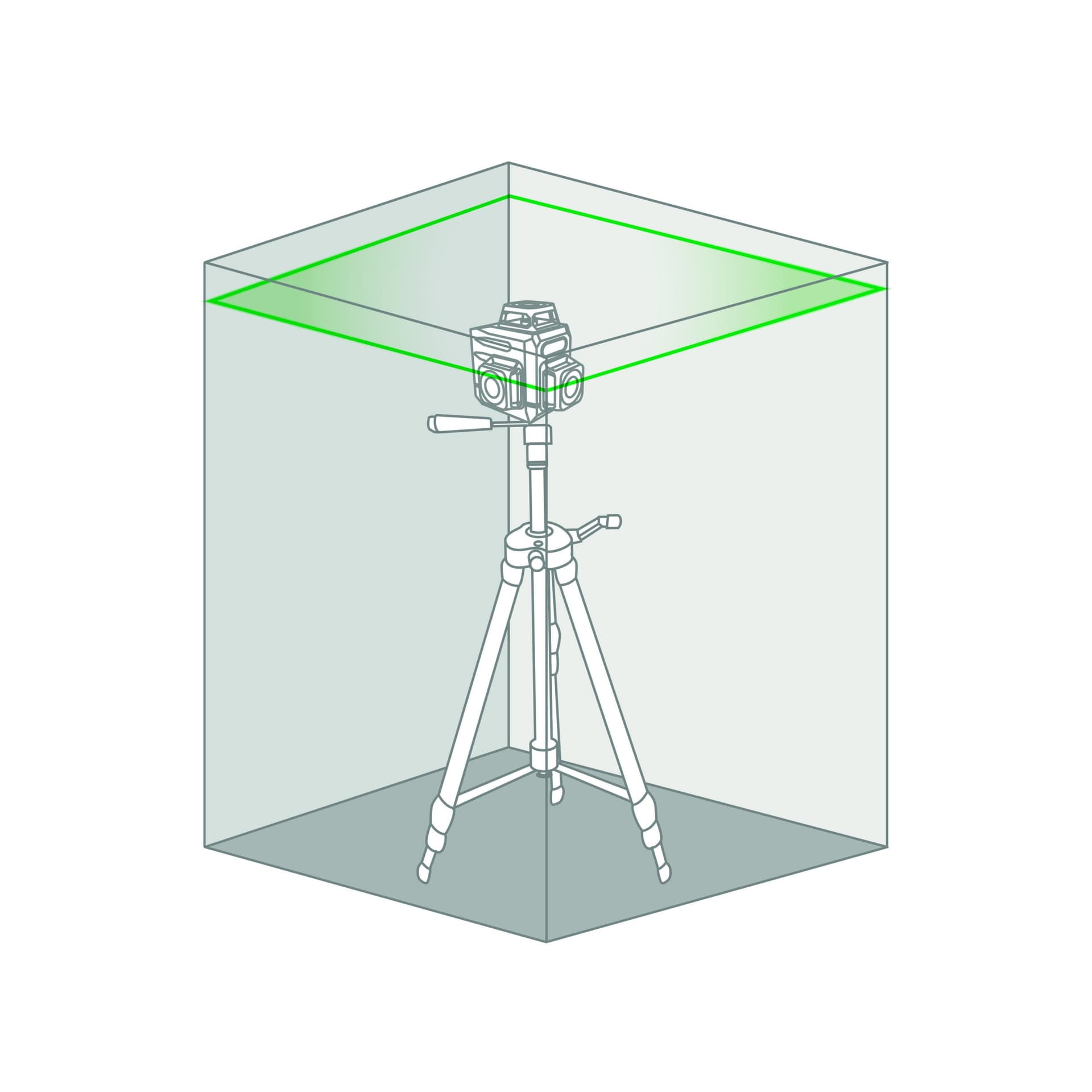 LIVELLA LASER 'METRICA' 3D GREEN ACTION - 6