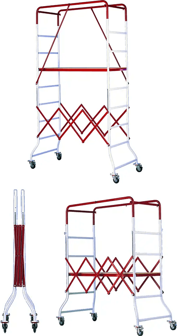 TRABATTELLO ACCIAIO 1,87X0,80 mt. H. 2,80 ALADIN + PROLUNGA 'SVELT' web - 5