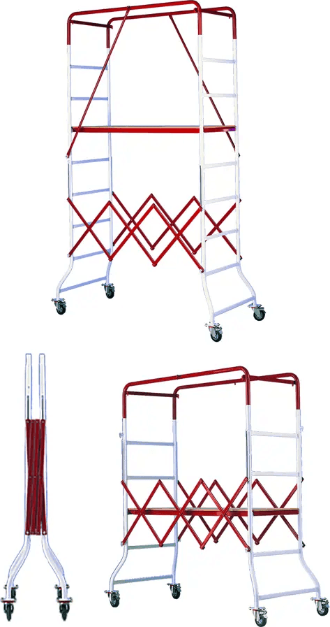 TRABATTELLO ACCIAIO 1,87X0,80 mt. H. 2,80 ALADIN + PROLUNGA 'SVELT' web - 5