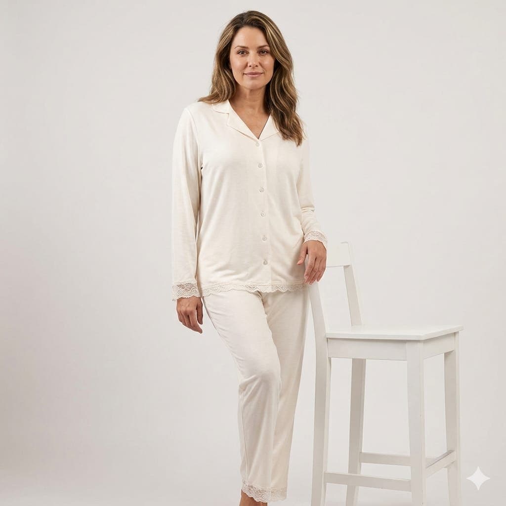 Pigiama Donna Freddy FP-26-002-PLA in Cotone Primavera/Estate - 7