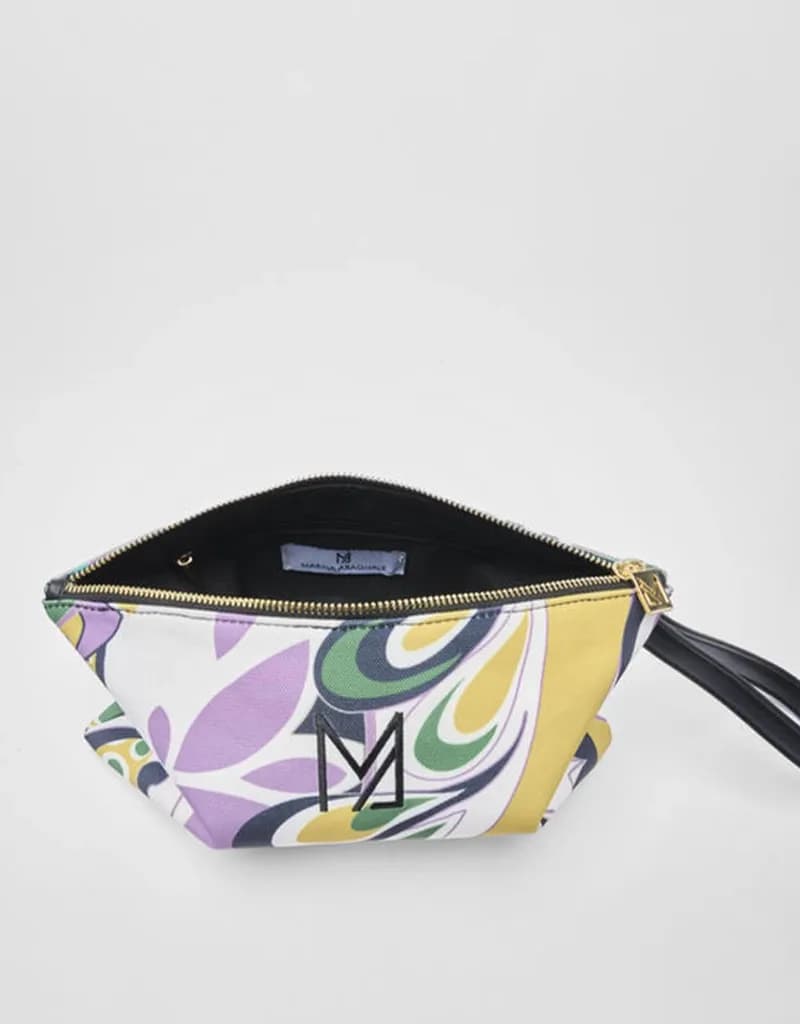 Pochette mare in tessuto fantasia multicolor | MARINA ABAGNALE - 2