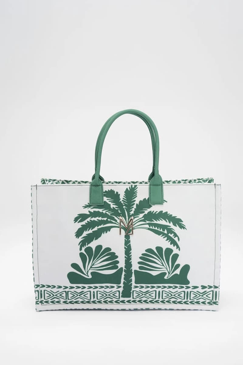 Borsa mare in tessuto fantasia bicolor | MARINA ABAGNALE - 4