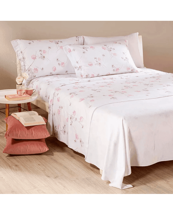 Lenzuola Fantasia Flores ! Caleffi Completo Matrimoniale – Collezione Dreaming - 4