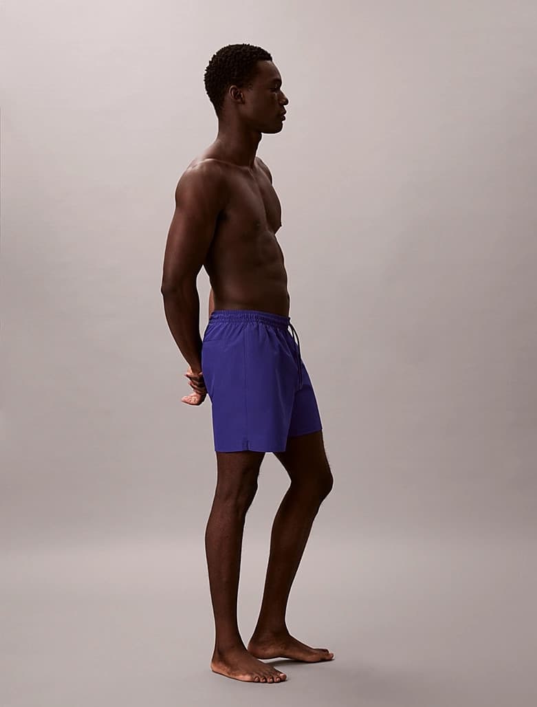 Pantaloncini da bagno con cordoncino medio - CK Monogram - 5